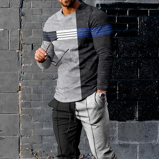 Long Sleeve Casual Sports Men Suit