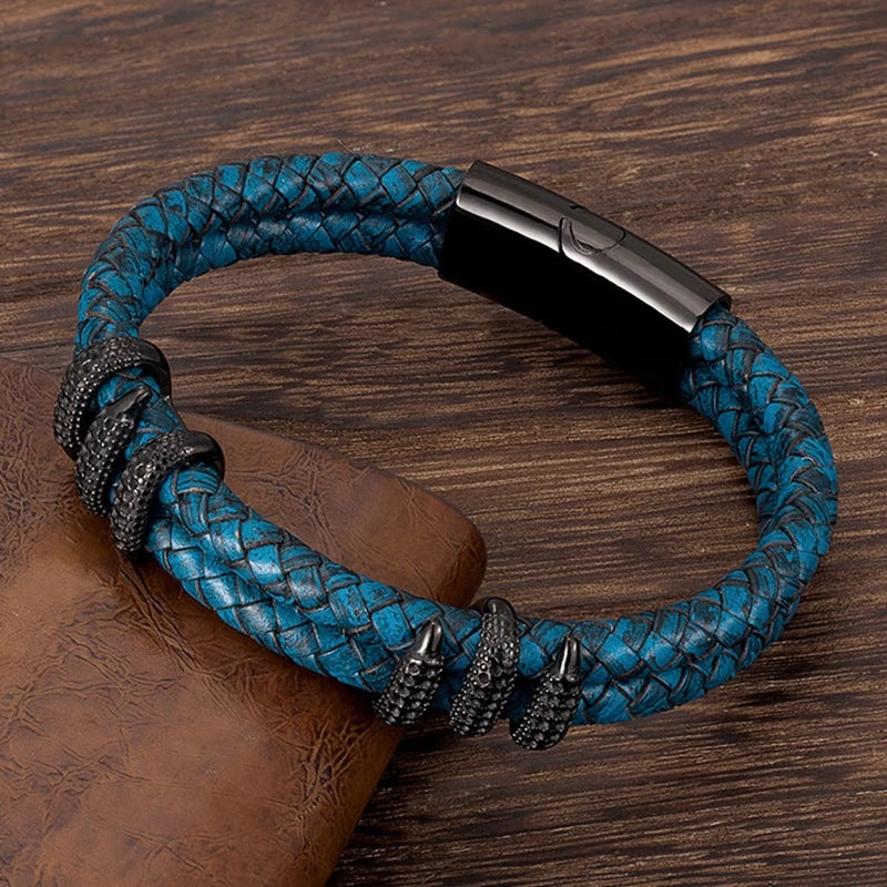 Men Vintage Leather Bracelet