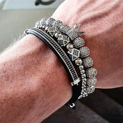 3pcs/Set Fashion Men Bracelet