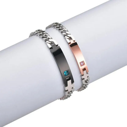 Stainless Steel Couple Lover Bracelet