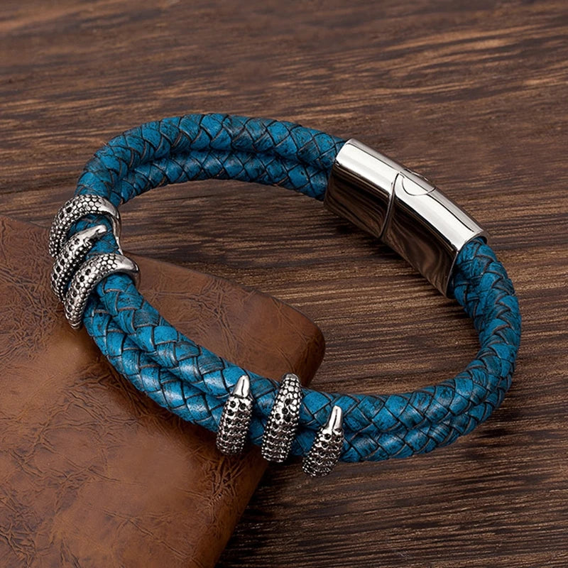 Men Vintage Leather Bracelet