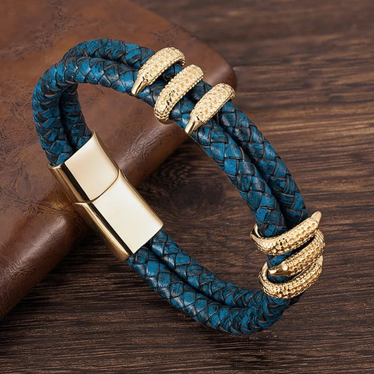 Men Vintage Leather Bracelet