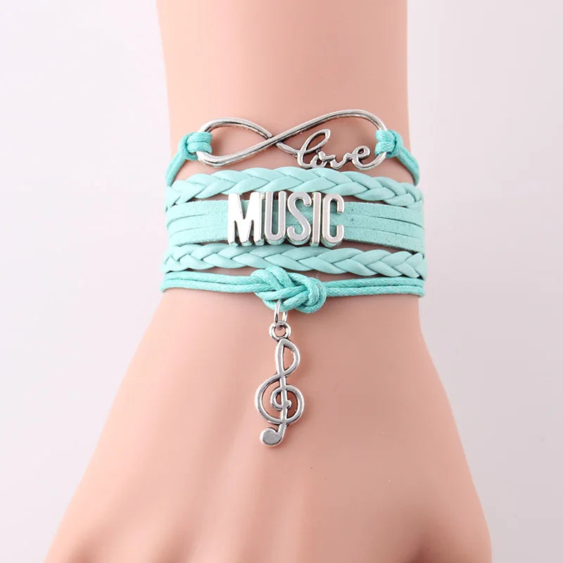 Women Music Bracelet Charm