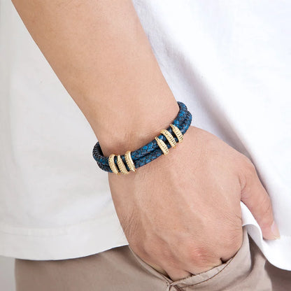 Men Vintage Leather Bracelet