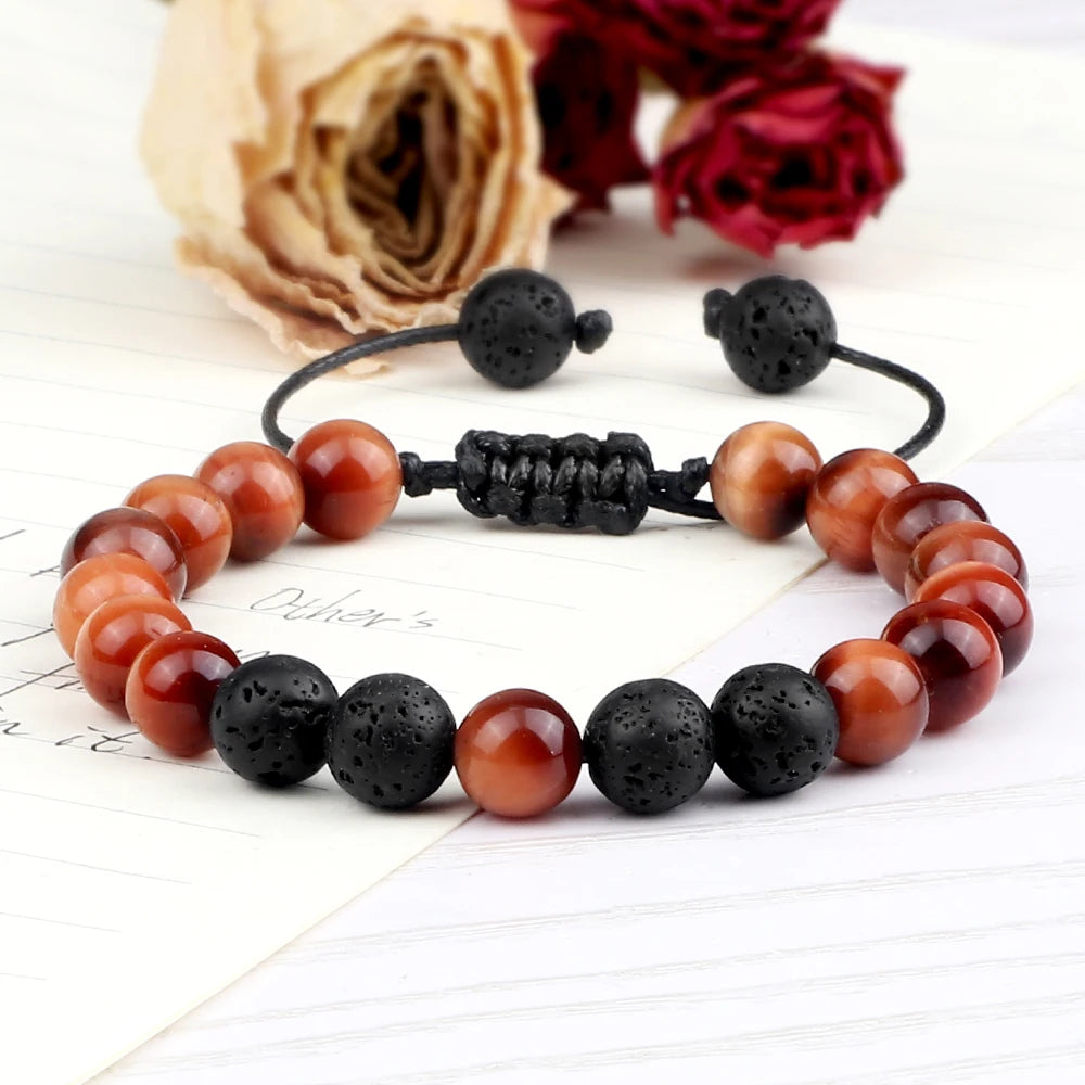 Tiger Eye Stone Beads Bracelets